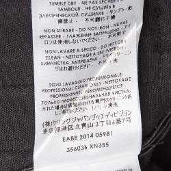 Pre Owned Gucci Black Leather Skinny Pants S