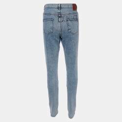 Pre Owned Gucci Blue Washed Denim Jeans L Waist 32"