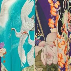 Gucci Multicolor Floral Print Crepe Kimono Shirt M