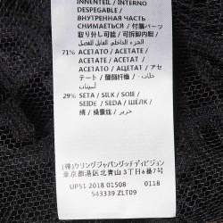 Gucci Black GG Macrame Lace Short Dress M