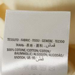 مملوكة مسبقًا Gucci Cream Mouth Print Cotton Knit Crew Neck T-Shirt S