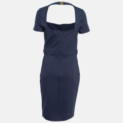Gucci Navy Blue Jersey Short Dress XL