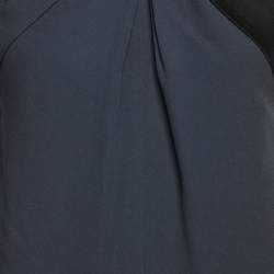 Pre Owned Gucci Navy Blue Crepe Twist Detail Sleeveless Mini Dress S