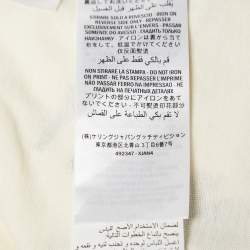 Gucci Cream Chateau Marmont Print Jersey T-Shirt S