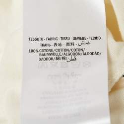 Gucci Cream Chateau Marmont Print Jersey T-Shirt S