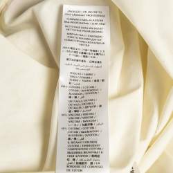 Gucci Off-White Cotton Ruffled Shirt M