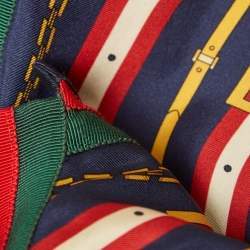Gucci Multicolor Printed Silk Button Front Tunic S