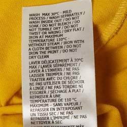 Gucci x adidas Yellow Printed Cotton Oversize T-Shirt L