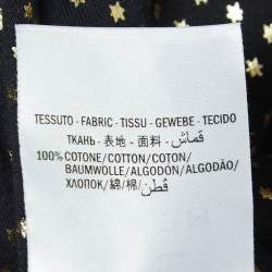 Gucci Black Star Print 'Guccy' Crew Neck T Shirt XXL