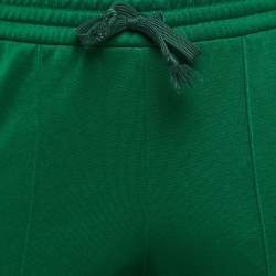 Pre Owned Gucci Green Jersey Side Stripe Detail Technical Joggers XXS