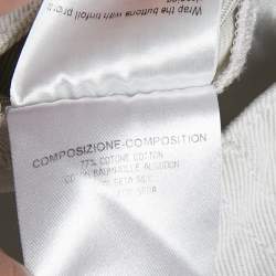 Gucci White Gabardine Regular Shorts S