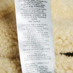 Gucci Brown Fur and Leather Buttoned Coat S