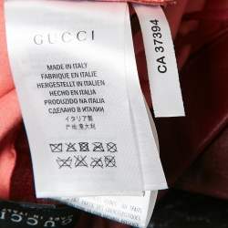 مملوكة مسبقًا Gucci Burgundy Leather Skinny Pants S