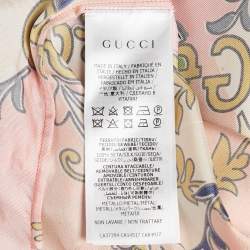 Gucci Multicolor GG Rhombus Print Shirt Dress S