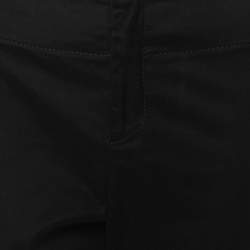 Pre Owned Gucci Black Cotton Blend Trousers M