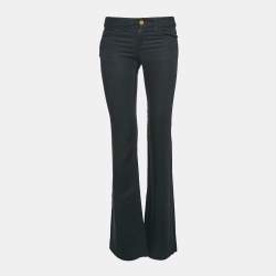Gucci Black Lyocell Denim 70's Flared Jeans S Waist 30"