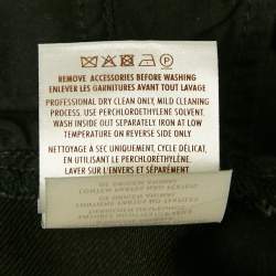 Gucci Black Lyocell Denim 70's Flared Jeans S Waist 30"
