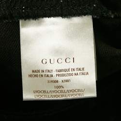 Gucci Black Lyocell Denim 70's Flared Jeans S Waist 30"