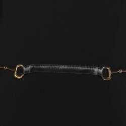 Pre Owned Gucci Black Stretch Crepe Mock Neck Knee-Length Dress M