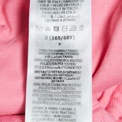 Gucci Pink GG Jacquard Jersey Web Stripe Shorts S