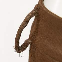 Pre Owned Gucci Brown Cotton Blend Gabardine Breeches Pants S