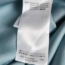 Gucci Blue Silk Satin Strawberry Patch Detail Camisole M