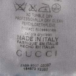 Pre Owned Gucci Navy Blue Denim Straight Leg Jeans S Waist 28"