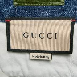 Pre Owned Gucci Blue Denim Tapered Jeans S Waist 26"