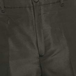 Gucci Black Silk Straight -Leg Trousers S