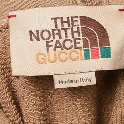 Gucci x The North Face Logo Print Cotton Knit HoodieM