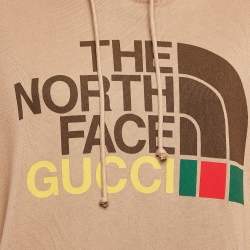 Gucci x The North Face Logo Print Cotton Knit HoodieM