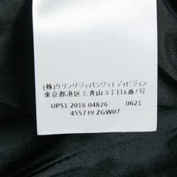 Gucci Black Wool Chester Coat M
