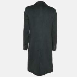 Gucci Black Wool Chester Coat M
