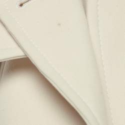 Gucci Cream Wool Double Breasted Coat M