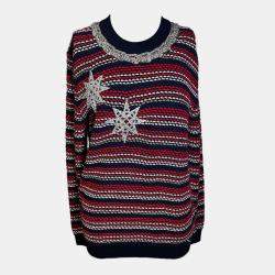Gucci Knitted Sweater with Star Sequins S