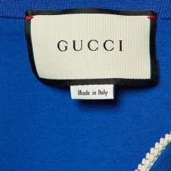 Gucci Brown GG Print Technical Jersey Mini Dress S