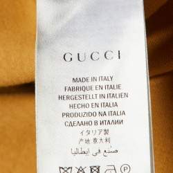 Gucci Brown GG Print Technical Jersey Mini Dress S