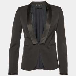 Gucci Black Wool Tuxedo Blazer S