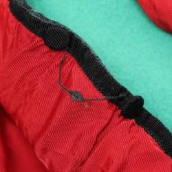 Gucci Green Wool Trompe L'oeil Cape M