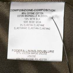 Gucci Brown Cotton Mini Skirt M