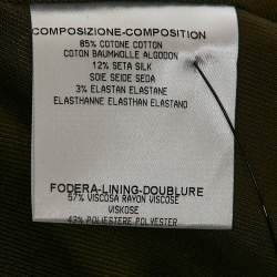 Gucci Brown Cotton Mini Skirt M