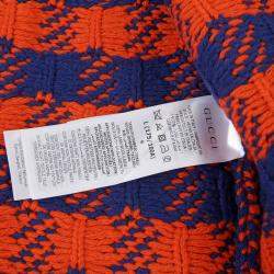 Gucci Checked Wool Interlocking Cardigan Size L