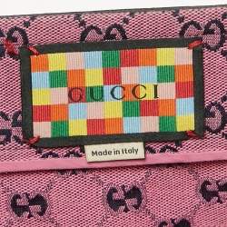 Pre Owned Gucci Pink GG Cotton Canvas Mini Skirt S