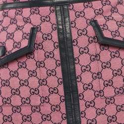 Pre Owned Gucci Pink GG Cotton Canvas Mini Skirt S