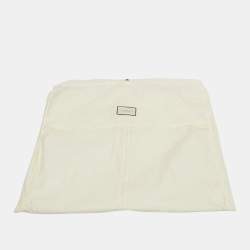 Pre Owned Gucci Beige Invite Stamp Print Silk Pleated Midi Skirt M