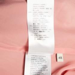 Gucci Black Wool Felt Double Breasted Coat L