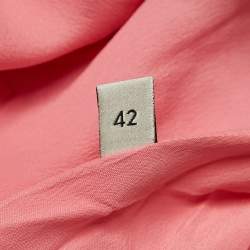 Pre Owned Gucci Blue/Pink GG Tweed Mini Skirt M