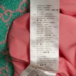 Pre Owned Gucci Blue/Pink GG Tweed Mini Skirt M