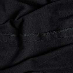 Pre Owned Gucci Black Sequin Embellished Cotton Crew Neck T-Shirt