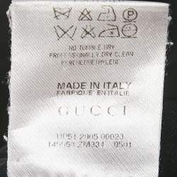 Gucci Black Wool Single Breasted Blazer M